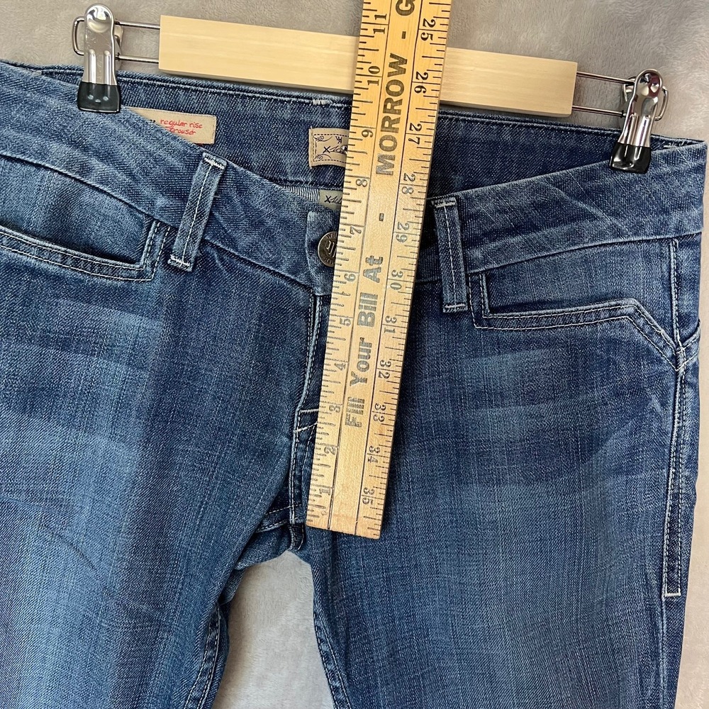 William Rast Savoy Trouser 27 x 33 Dark Evening Wash Flare HTF Vtg UL Rise OG - Picture 8 of 12